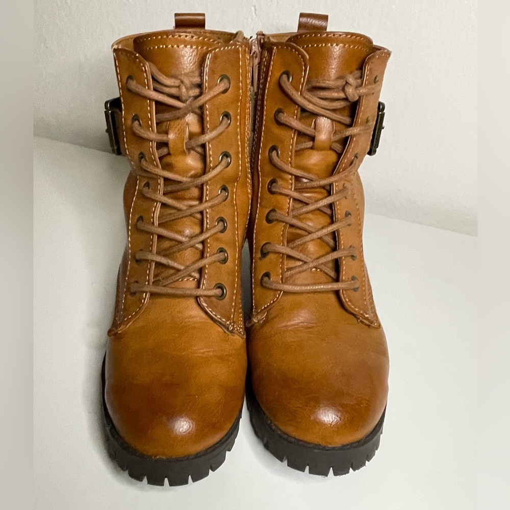 SO women’s faux leather boots, in brown - Picture 3 of 5